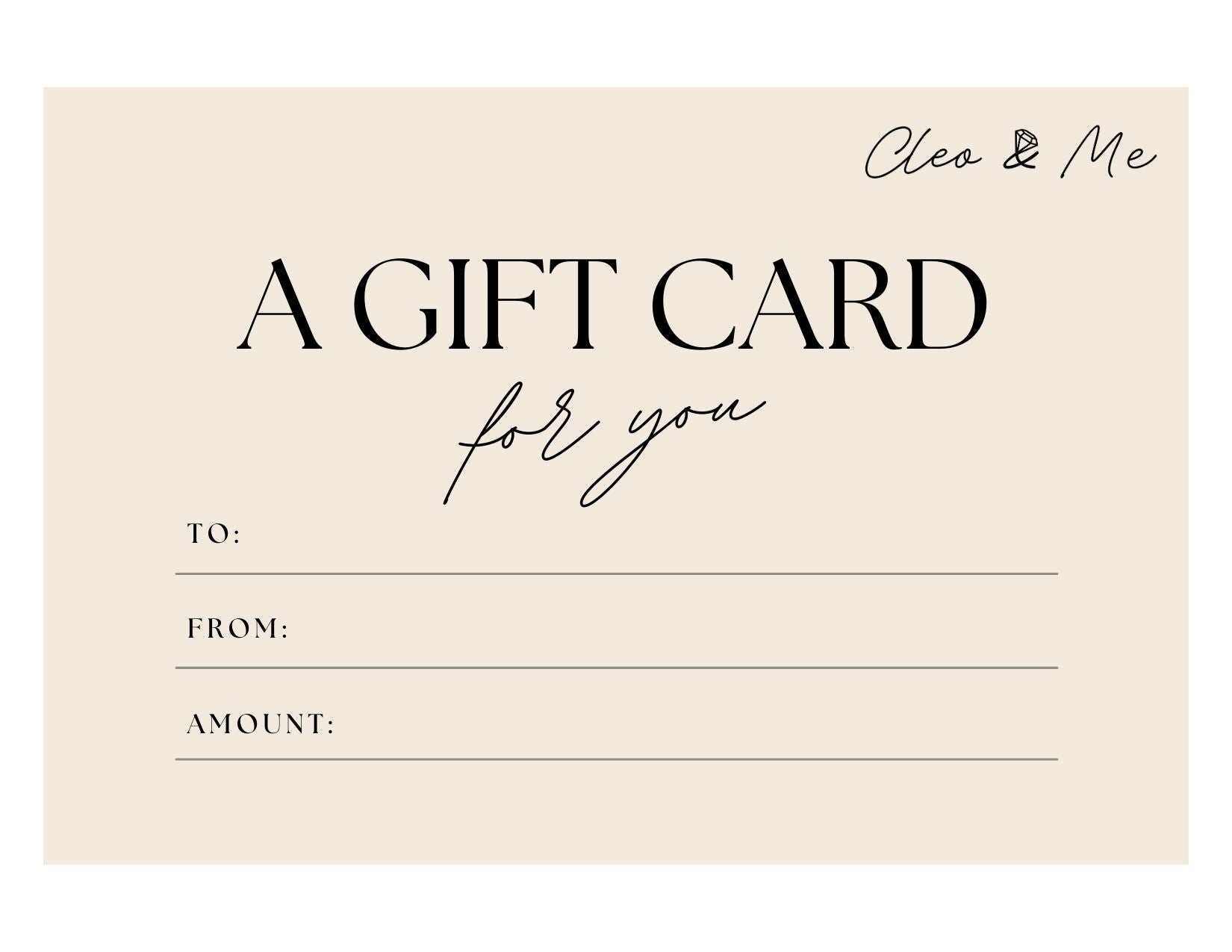 Cleo & Me eGift Card