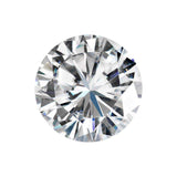 Charles & Colvard Forever One round shape moissanite gemstone with IF-VS1 clarity and 9.25 hardness