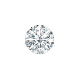 Charles & Colvard Forever One round shape moissanite gemstone with high clarity and brilliance