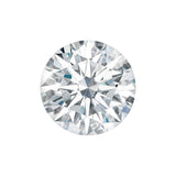 Charles & Colvard Forever One round shape moissanite gemstone with IF-VS1 clarity and high brilliance