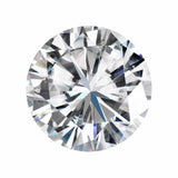 Charles & Colvard Forever One round shape moissanite gemstone, high clarity IF-VS1, brilliant cut, durable hardness 9.25, colorless sparkle