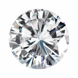 Charles & Colvard Forever One round shape moissanite gemstone with IF-VS1 clarity and high hardness of 9.25
