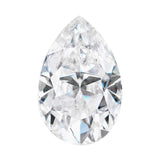Charles & Colvard Forever One™ Certified Exotics Pear Brilliant Cut Moissanite gemstone with exceptional brilliance and clarity