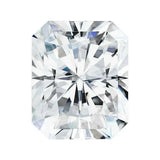 Charles & Colvard Forever One™ radiant modified brilliant cut moissanite gemstone, clear and sparkling