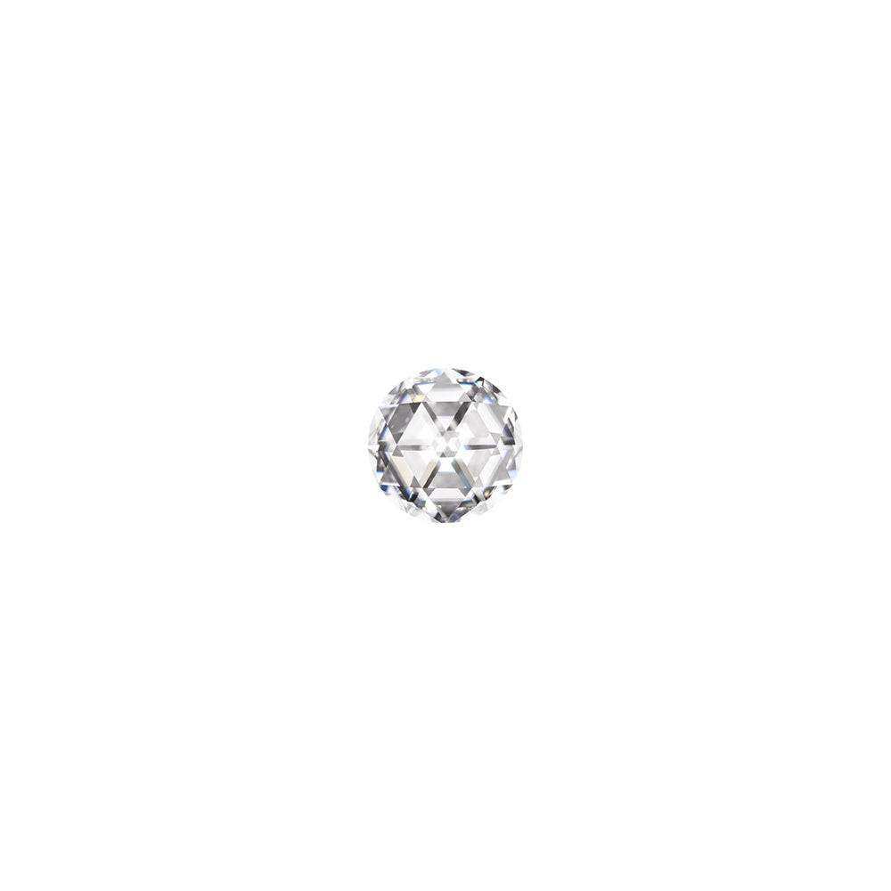 Charles & Colvard Forever One round shape moissanite gemstone with IF-VS1 clarity and high durability