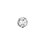 Charles & Colvard Forever One round moissanite gemstone with IF-VS1 clarity and high hardness.