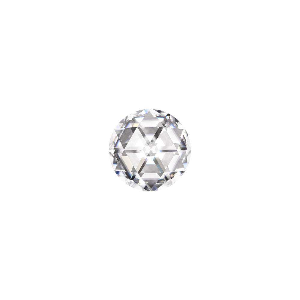 Charles & Colvard Forever One round shape moissanite gemstone with high clarity and brilliance