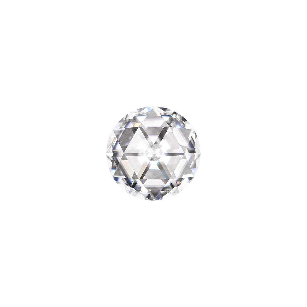 Charles & Colvard Forever One round shape moissanite gemstone with IF-VS1 clarity and high durability
