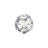 Charles & Colvard Forever One round cut moissanite gemstone with IF-VS1 clarity and 9.25 hardness