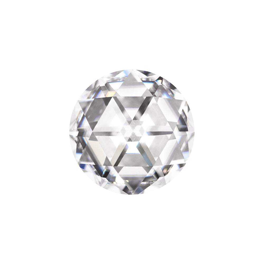Charles & Colvard Forever One round shape moissanite gemstone with IF-VS1 clarity and high hardness