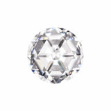 Charles & Colvard Forever One round moissanite gemstone with IF-VS1 clarity and high hardness.