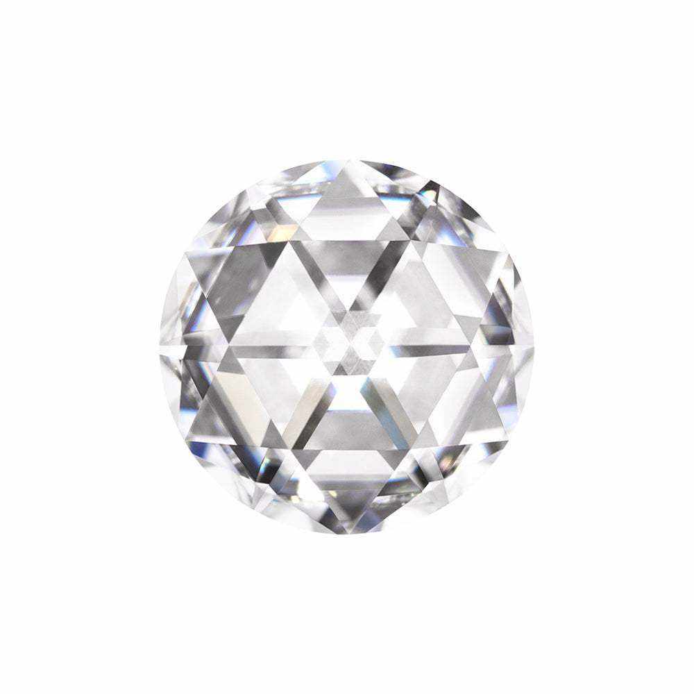 Charles & Colvard Forever One round shape moissanite gemstone with IF-VS1 clarity and high hardness