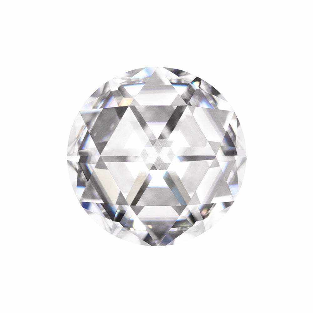 Charles & Colvard Forever One round shape moissanite gemstone with IF-VS1 clarity and high hardness