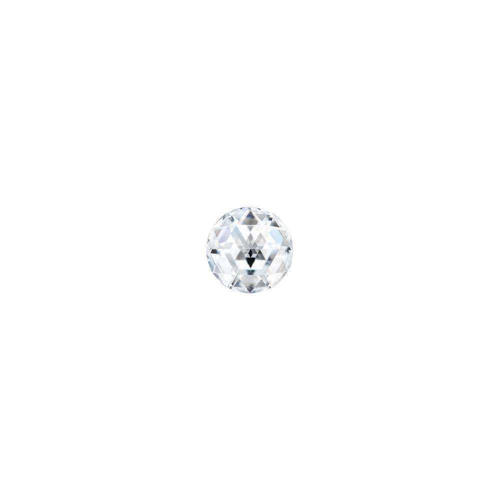 Charles & Colvard Forever One round brilliant moissanite gemstone with high clarity and exceptional sparkle