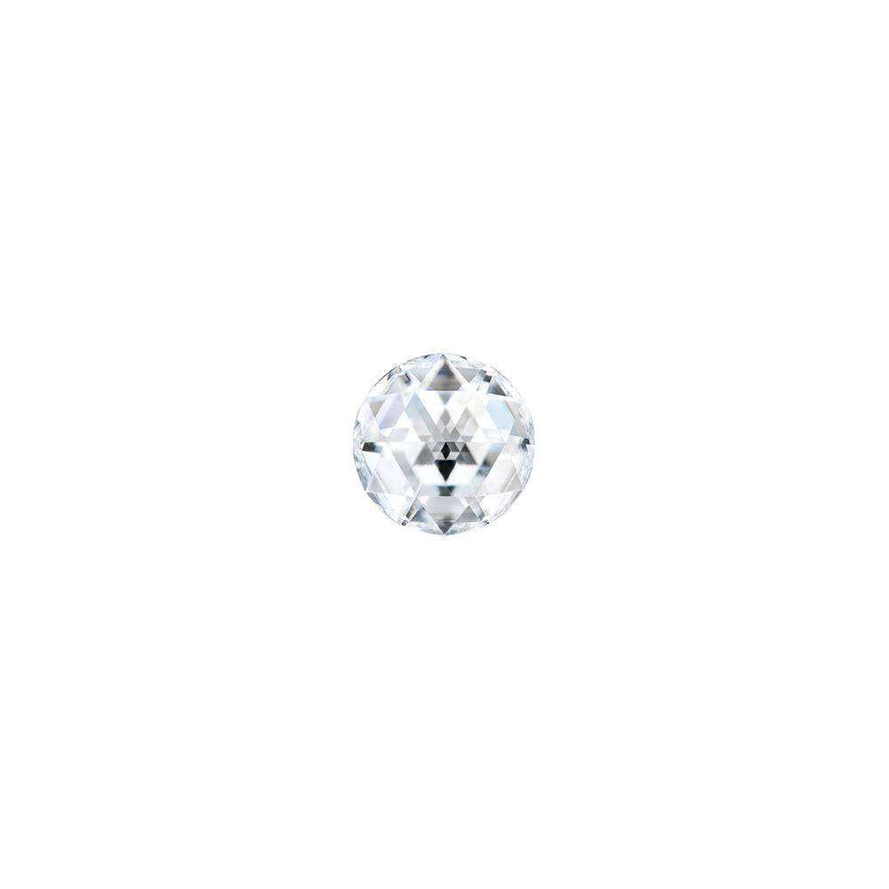 Charles & Colvard Forever One round shape moissanite gemstone, IF-VS1 clarity, brilliant cut, high hardness 9.25, colorless, sparkling gem
