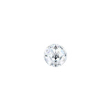Charles & Colvard Forever One round shape moissanite gemstone, IF-VS1 clarity, brilliant cut, high hardness 9.25, colorless, sparkling gem