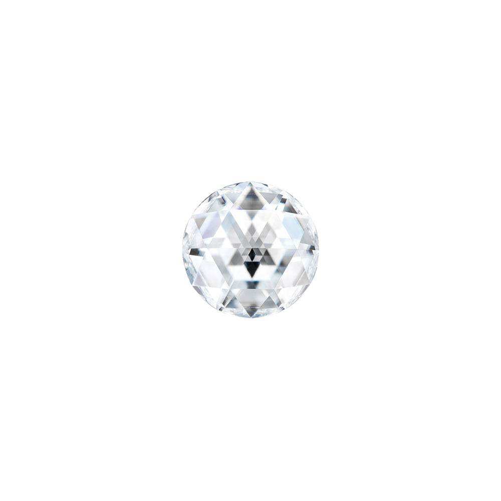 Charles & Colvard Forever One round moissanite gemstone with IF-VS1 clarity and high hardness