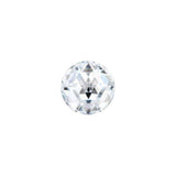 Charles & Colvard Forever One round shape moissanite gemstone with IF-VS1 clarity and high hardness