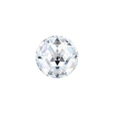 Charles & Colvard Forever One™ round moissanite gemstone with IF-VS1 clarity and high hardness.