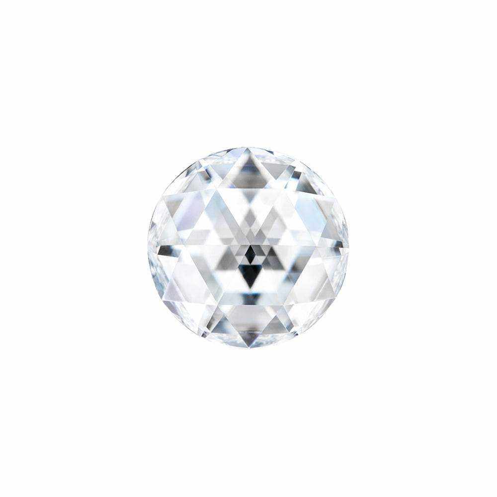Charles & Colvard Forever One round shape moissanite gemstone with high clarity and brilliance