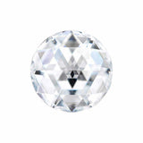 Charles & Colvard Forever One round shape moissanite gemstone with high clarity and brilliance
