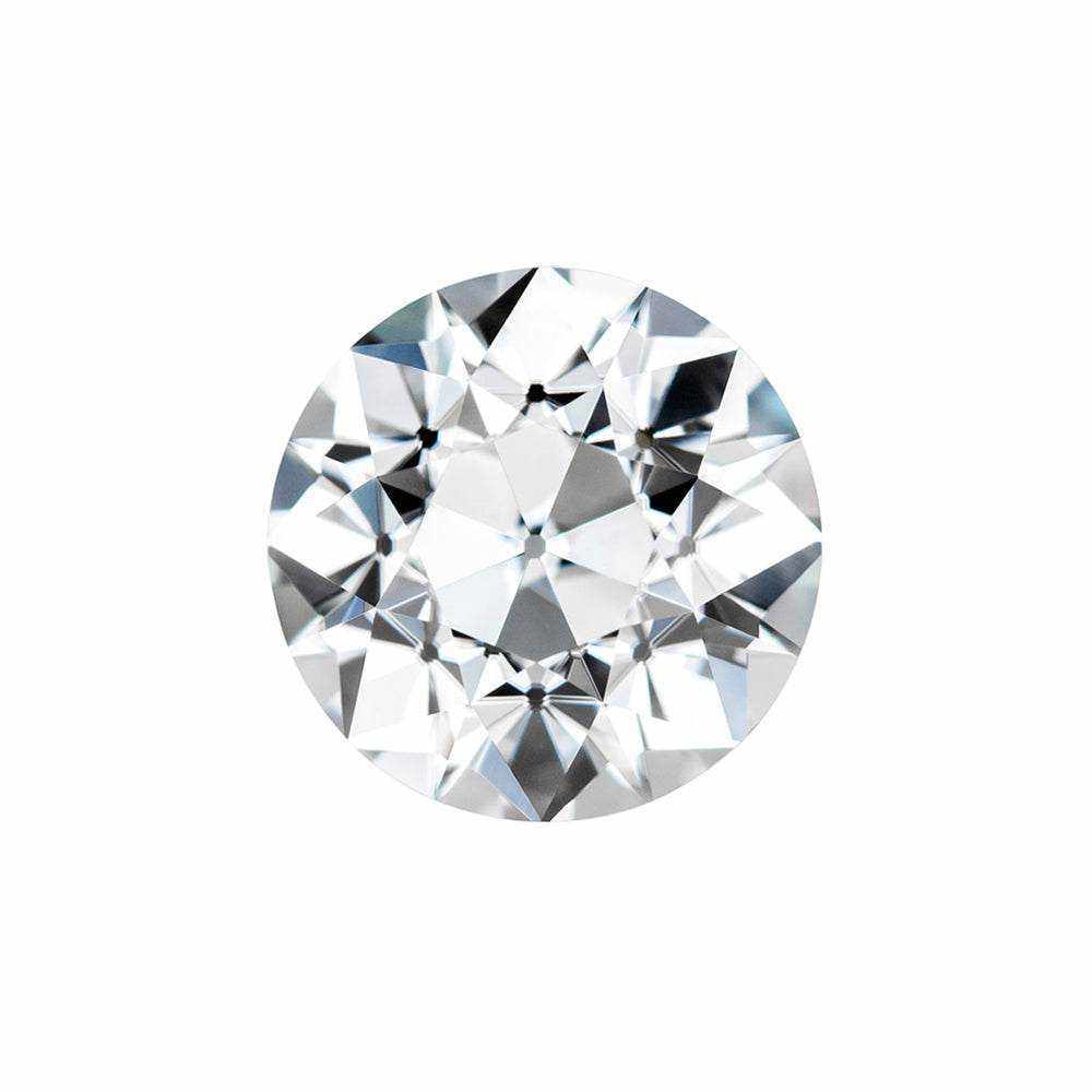 Charles & Colvard Forever One round shape moissanite gemstone with IF-VS1 clarity and high brilliance