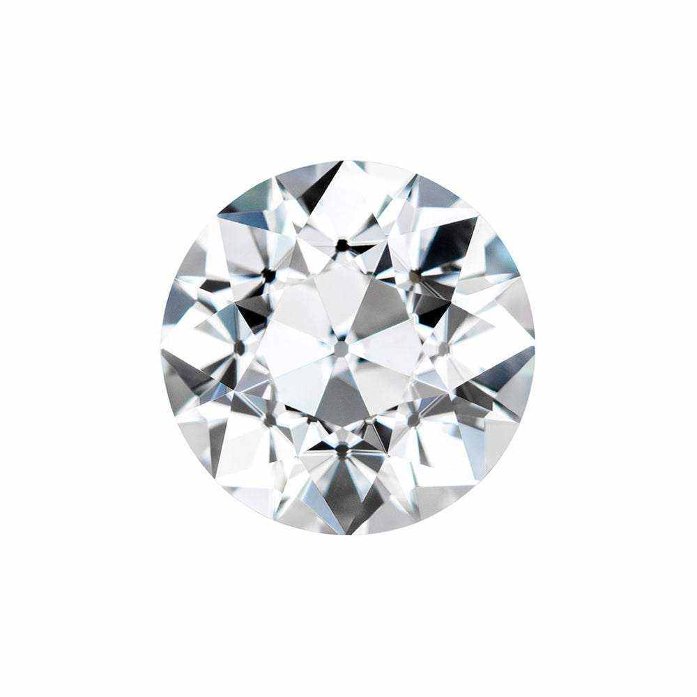 Charles & Colvard Forever One round shape moissanite gemstone, IF-VS1 clarity, high hardness, and excellent brilliance