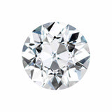 Charles & Colvard Forever One round moissanite gemstone with IF-VS1 clarity and high hardness of 9.25
