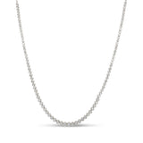 18" Diamond Bezel Tennis Necklace