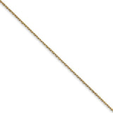 14k Yellow Gold Satin and Diamond Cut Horse Necklace, 22mm