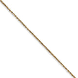 14k Yellow Gold Horseshoe Necklace