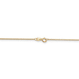 14k Yellow Gold Reversible Horseshoe Necklace