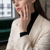 18K Yellow Gold Opal Ring with Pearls and Diamonds