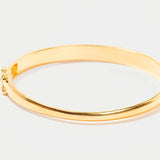 Geluk Gold Vermeil Bangle bracelet with 18K gold layer and sterling silver base