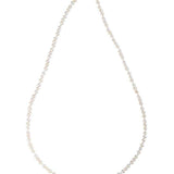 Signature freshwater pearl strand necklace with tiny white pearls and gold magnetic clasp