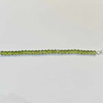 27.55 CTW 7x5mm Oval Faceted Cut Natural Green Peridot 925 Sterling Si