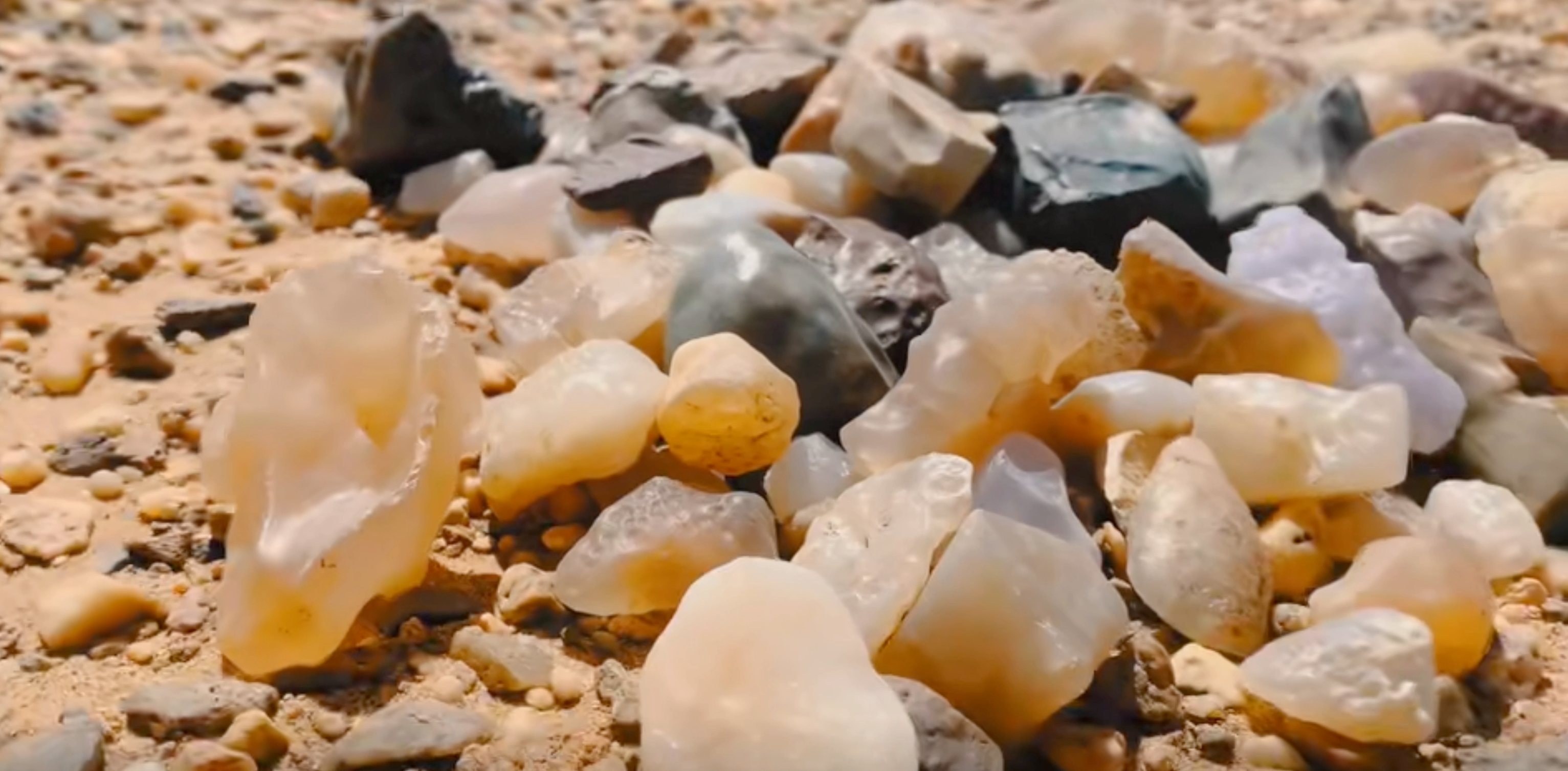 It took hundreds of millions years to form this stone.