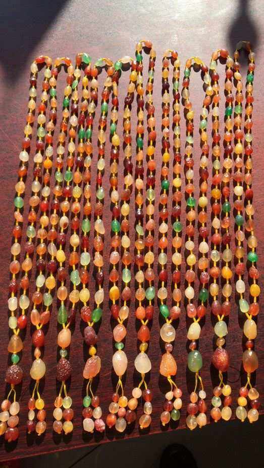 Colorful Natural Alashan Gobi Desert Candy Agate Alxa Chalcedony Waxy