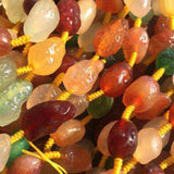 Colorful Natural Alashan Gobi Desert Candy Agate Alxa Chalcedony Waxy