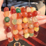 Natural Alashan Gobi Desert Candy Agate Alxa Chalcedony Waxy Transluce