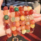 Natural Alashan Gobi Desert Candy Agate Alxa Chalcedony Waxy Transluce