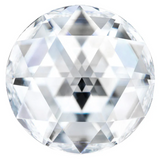 Charles & Colvard Forever One™ round shape moissanite gemstone with IF-VS1 clarity and 9.25 hardness