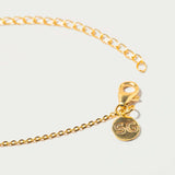Rosera Gold Vermeil Pendant necklace with 18k gold layer and sterling silver chain