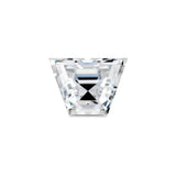 Charles & Colvard Forever One trapezoid shape moissanite gemstone with IF-VS1 clarity and high hardness